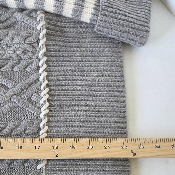 Jonathan Simkhai Maggi Ribbed & Cable-Knit Wool & Cashmere Blend Turtleneck NWT - Picture 10 of 11